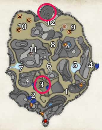 Monster Hunter Rise (MH Rise) - Bnahabra Location Sandy Plains