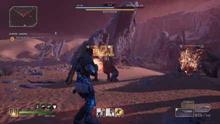 Outriders - Hunter - Hauras Track down the creature