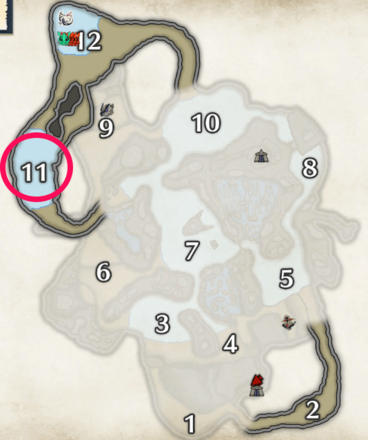 Monster Hunter Rise (MH Rise) - zamite locations frost islands 2