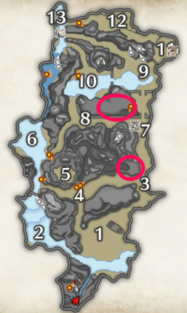 Monster Hunter Rise - Melynx Location and Gathering Spot Shrine Ruins.png