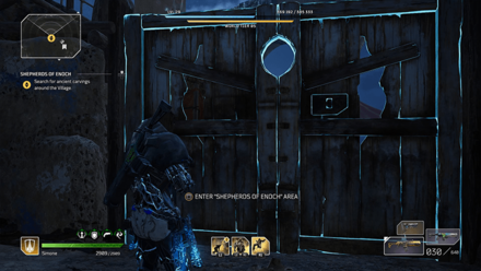 Outriders - Shepherds of Enoch Glowing Blue Door Utargak Marketplace