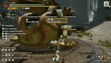 MH Rise - Charge Blade Elementally Boosting the Shield