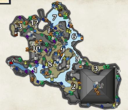 Monster Hunter Rise (MH Rise) - gathering flooded forest map