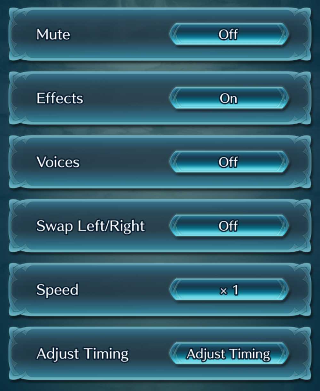 Tap Battle Settings Fire Emblem Heroes FEH