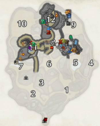 Monster Hunter Rise (MH Rise) - gathering sandy plains (underground)