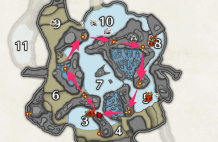 Monster Hunter Rise (MH Rise) - all great wirebugs in the center of frost islands