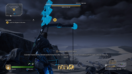 Outriders - Big Iron Look for Old Gear in the Area