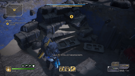 Outriders - Big Iron Weapon Part 3 Location