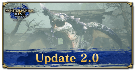 Monster Hunter Rise (MH Rise) - Free Title Update Version 2.0 Banner
