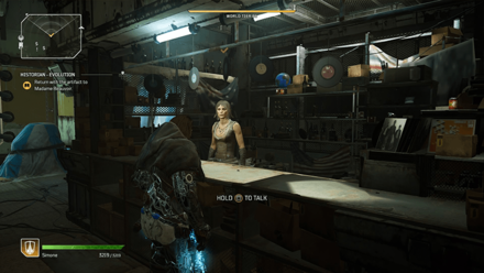 Outriders - Historian - Evolution Return with the Artifact to Madame Beauvior