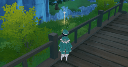 Genshin - Talk to Endora in Stone Gate