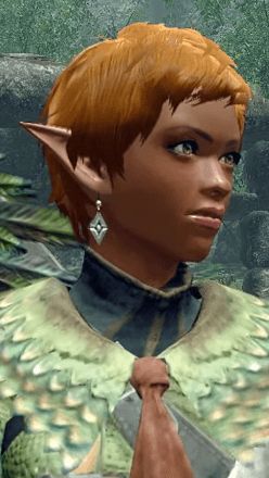 Wyverian Earrings Layered Armor F