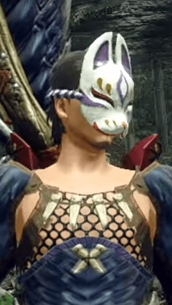 Fox Mask Layered Armor Piece (Separate) (Hunter)