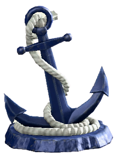 The Blue version of Anchor Statue
