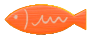 The Orange version of Fish Doorplate