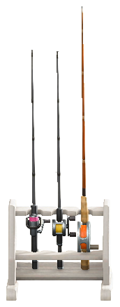 The White version of Fishing-Rod Stand