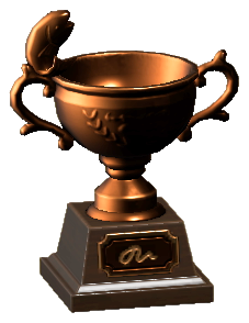 Bronze Fish Trophy Image