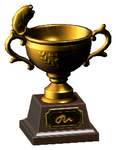 Gold Fish Trophy Image