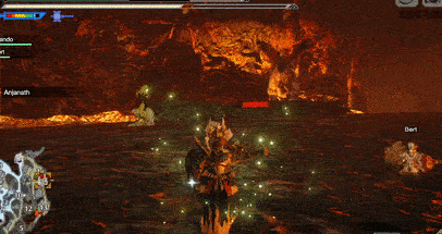 MH Rise - Anjanath Hurling Rocks