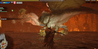 MH Rise - Anjanath Leaping Stomp