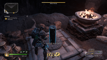 Outriders - Forgotten Chapel First Pillar Location