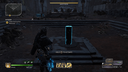 Outriders - Forgotten Chapel Second Pillar Location