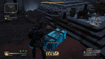 Outriders - Forgotten Chapel Chest Location1