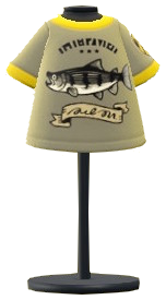 ACNH - Fish-Print Tee Image