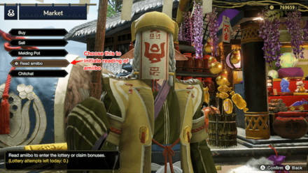 MH Rise - Kagero and the Market as seen In-game