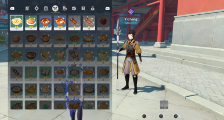 Genshin - Give food to Yicheng