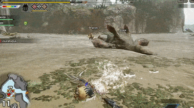 MH Rise - Jyuratodus Long-Ranged Lunge