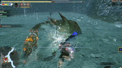 MH Rise - Jyuratodus Short-Ranged Lunge