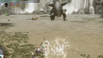 MH Rise - Jyuratodus Moving Mud Shots