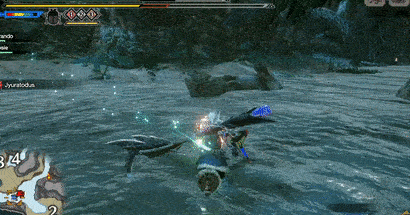 MH Rise - Jyuratodus Triple Mud Shot