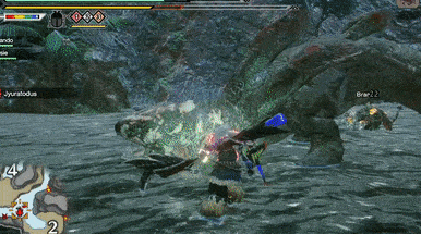 MH Rise - Jyuratodus Belly Flop