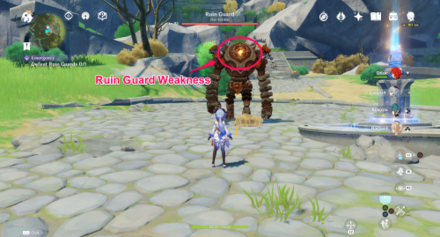 Genshin - Ruin Guard Weakness