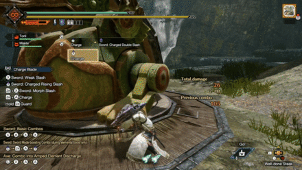 MH Rise - Charge Blade Sword Charged Double Slash