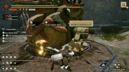 MH Rise - Charge Blade Axe Element Discharge