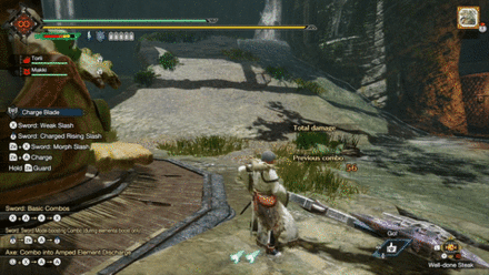 MH Rise - Charge Blade Axe Morph Slash