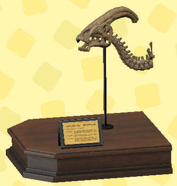 ACNH - Parasaur Skull Fossil image