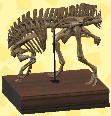 ACNH - Parasaur Torso Fossil image