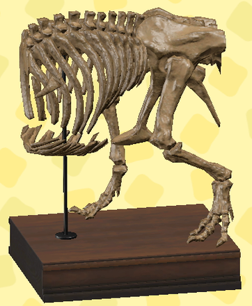 ACNH - T. Rex Torso Fossil image