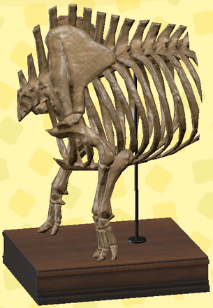 ACNH - Megacero Torso Fossil image