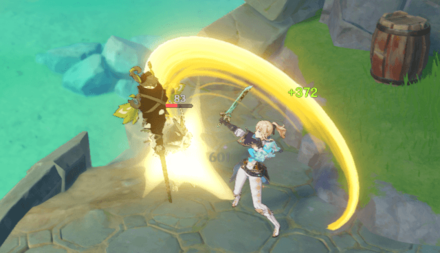 Genshin Impact - Capsizing Waves Defeat All Opponents