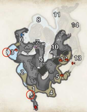 Monster Hunter Rise (MH Rise) - Lava Caverns Above Ground Fishing Spots