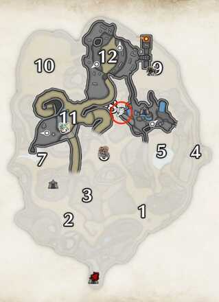 Monster Hunter Rise (MH Rise) - Sandy Plains Underground Fishing Spots