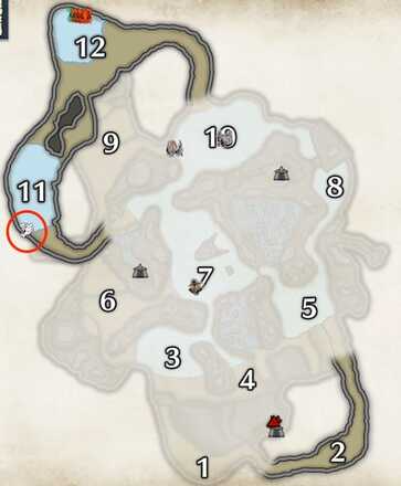 Monster Hunter Rise (MH Rise) - Frost Islands Underground Fishing Spots