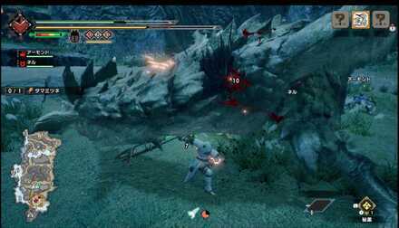 MH Rise - Insect Glaive Fight on the Ground