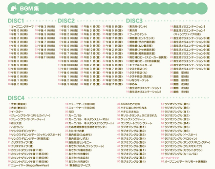 ACNH Original Soundtrack Tracklist