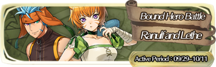 Bound Hero Battle: Ranulf & Lethe Banner